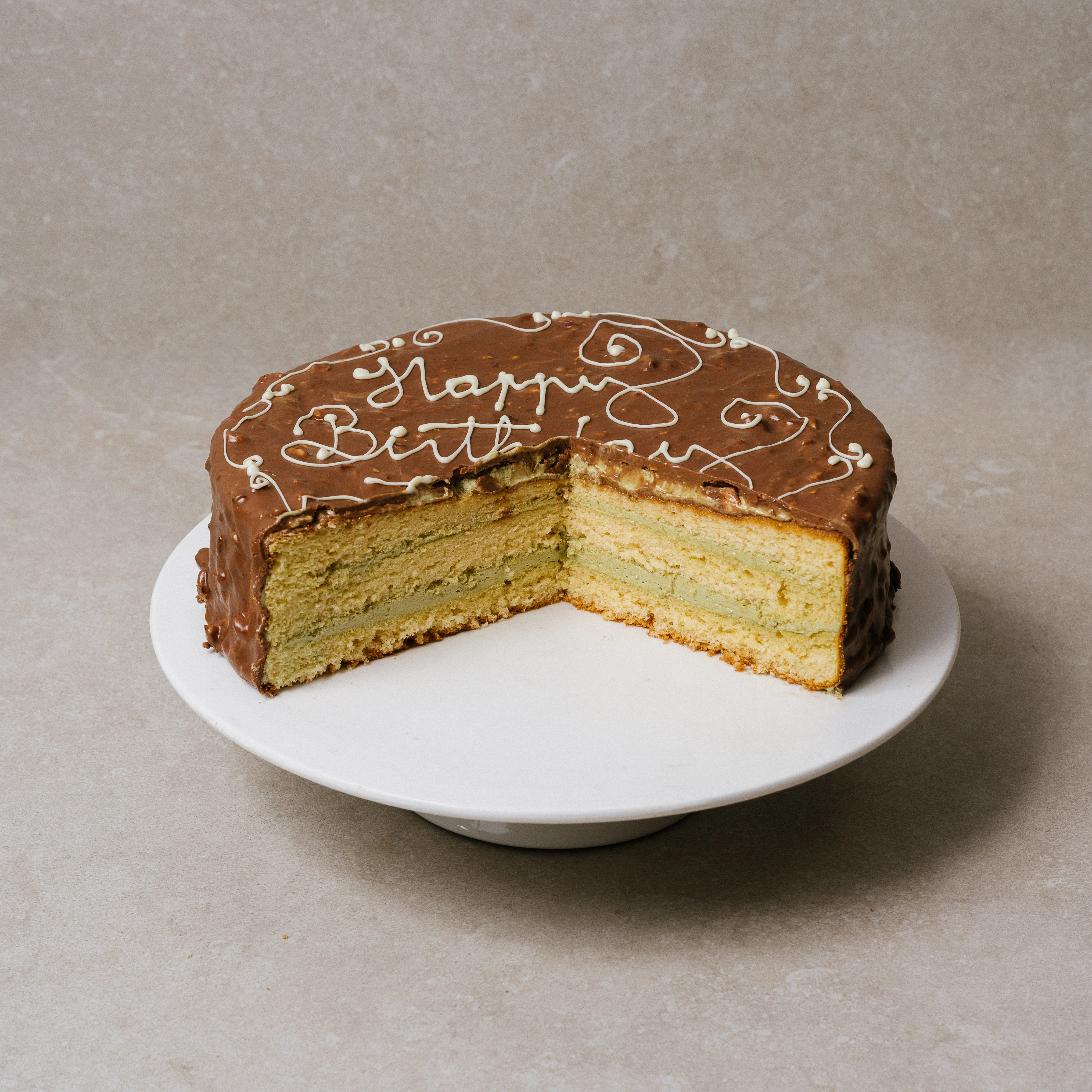 Celebration Kipferl Torte – Personalised Austrian Pistachio Cake - Image 2