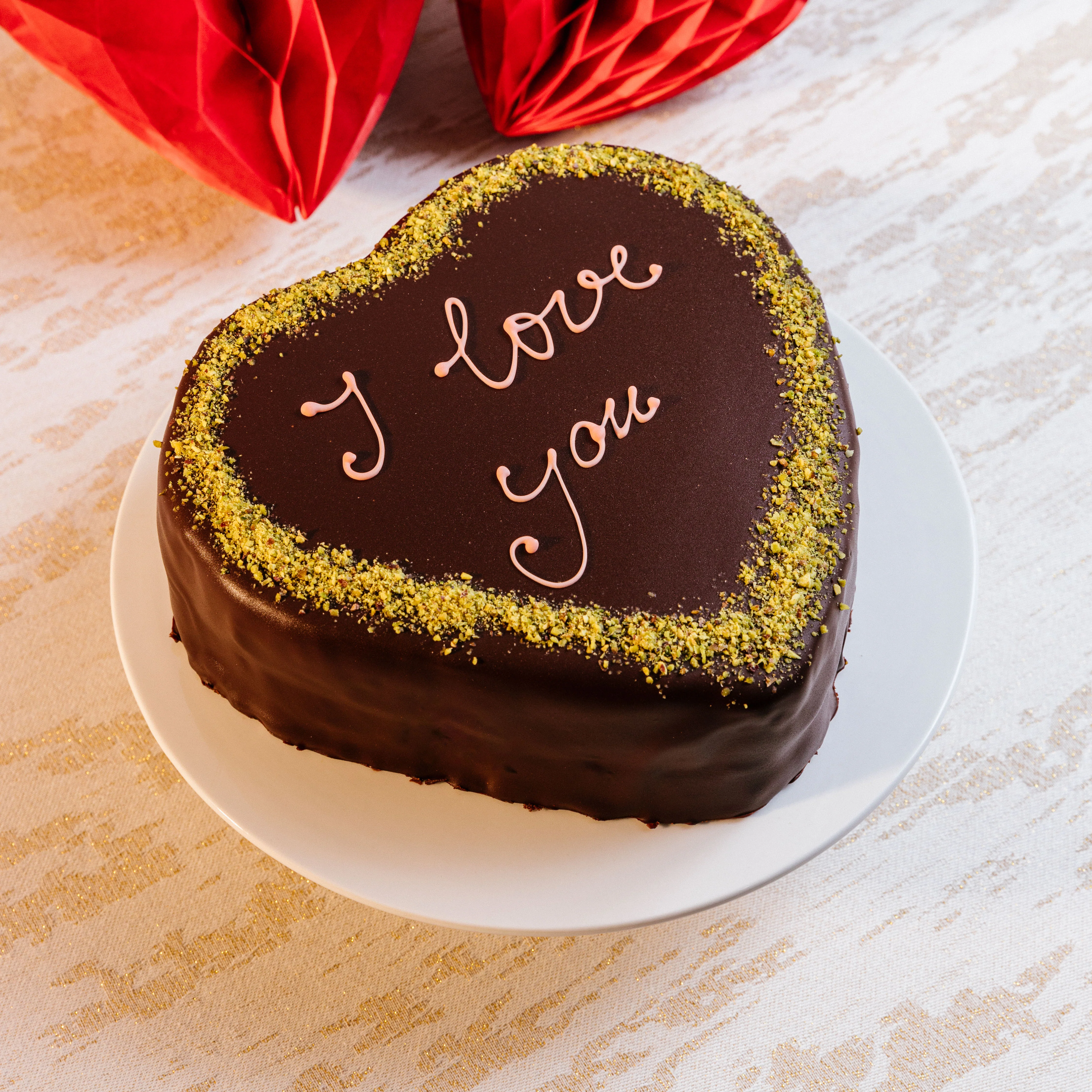 Heart-Shaped Mozart Torte “I LOVE YOU”
