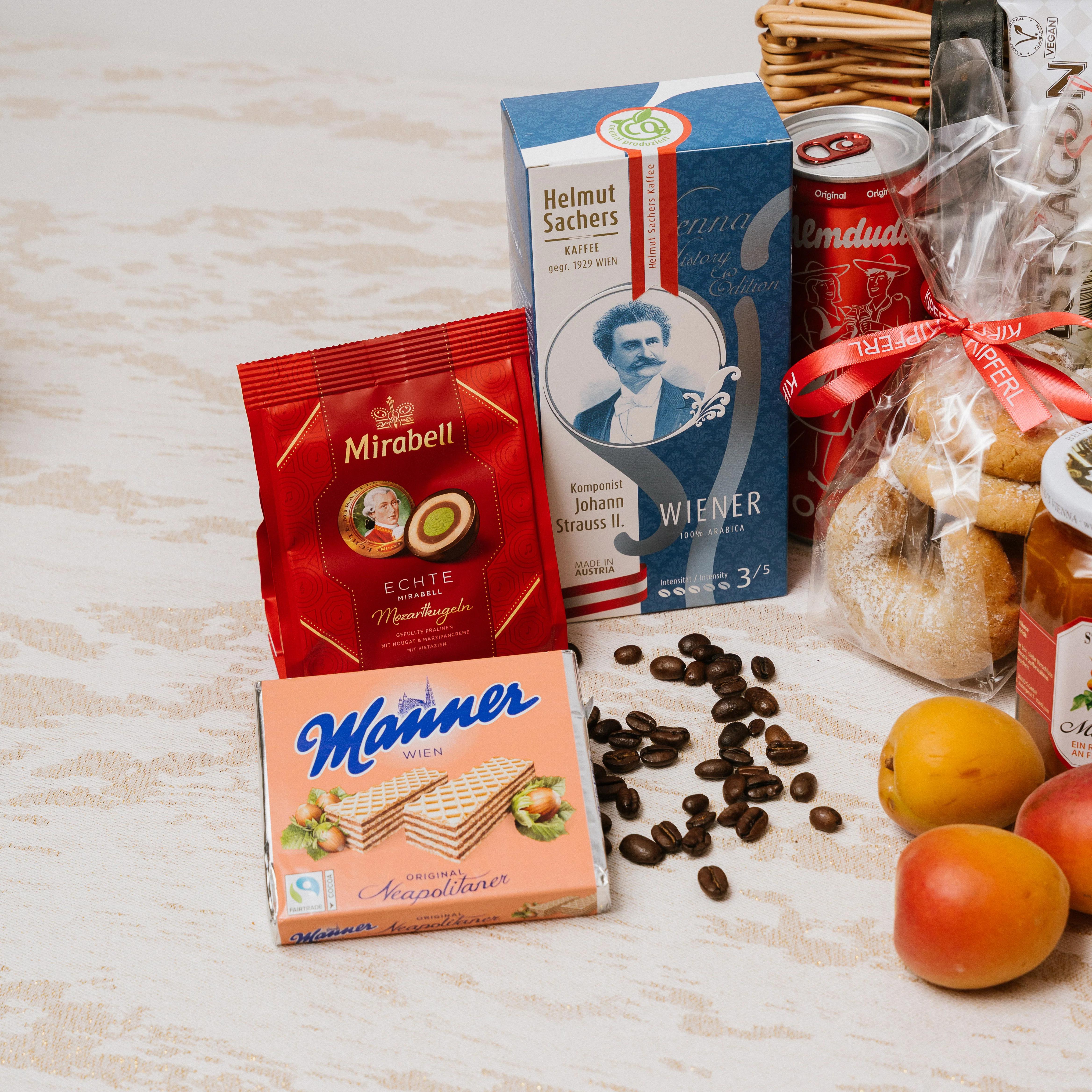 Luxury Austrian Gift Hamper – Large | Two Wines, Linzer Torte & Full Pantry - Image 8