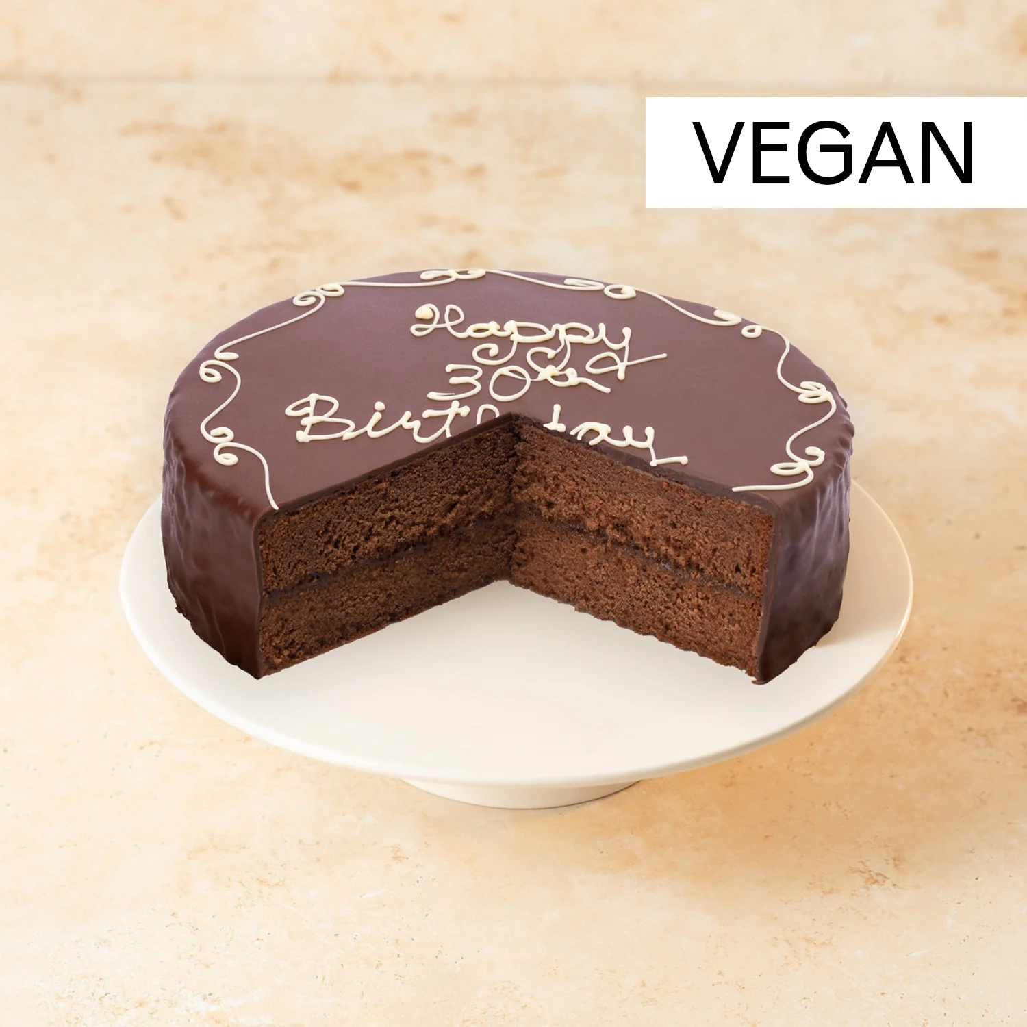 Sachertorte Vegan Celebration Cake – Plant-Based Chocolate Cake - Image 2