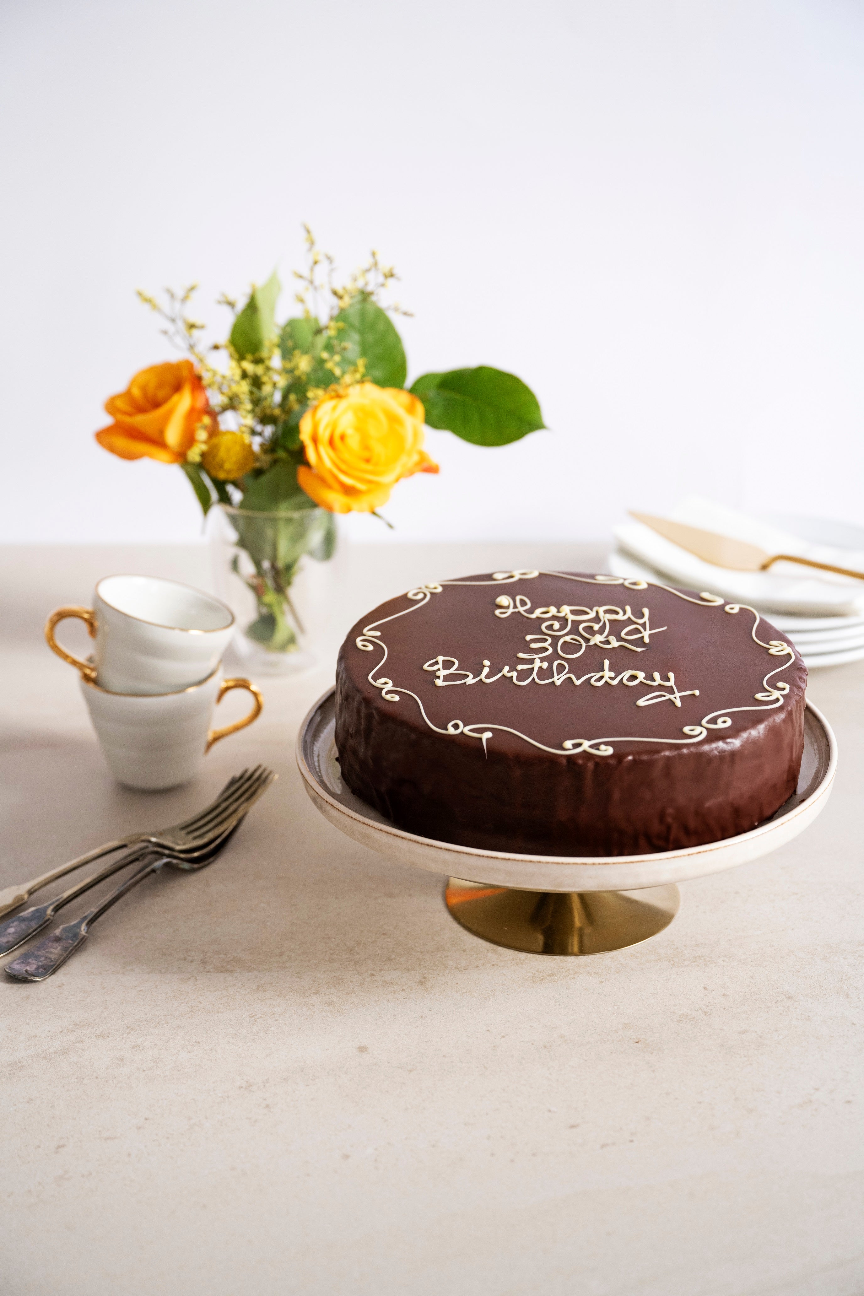 Sachertorte Vegan Celebration Cake – Plant-Based Chocolate Cake - Image 5